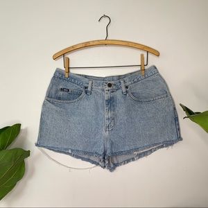 Sold - Vintage Lee High Waisted Denim Cutoffs